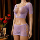 Top + mini skirt 2 pièces élastique taille unique