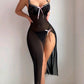 Nuisette transparente avec string taille S M L XL