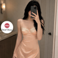 Nuisette style vintage satin S.M.L.XL