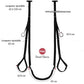 Balançoire de porte ajustable pour couple Max 80kg