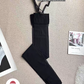 Bas mousse porte jarretelle taille unique élastique