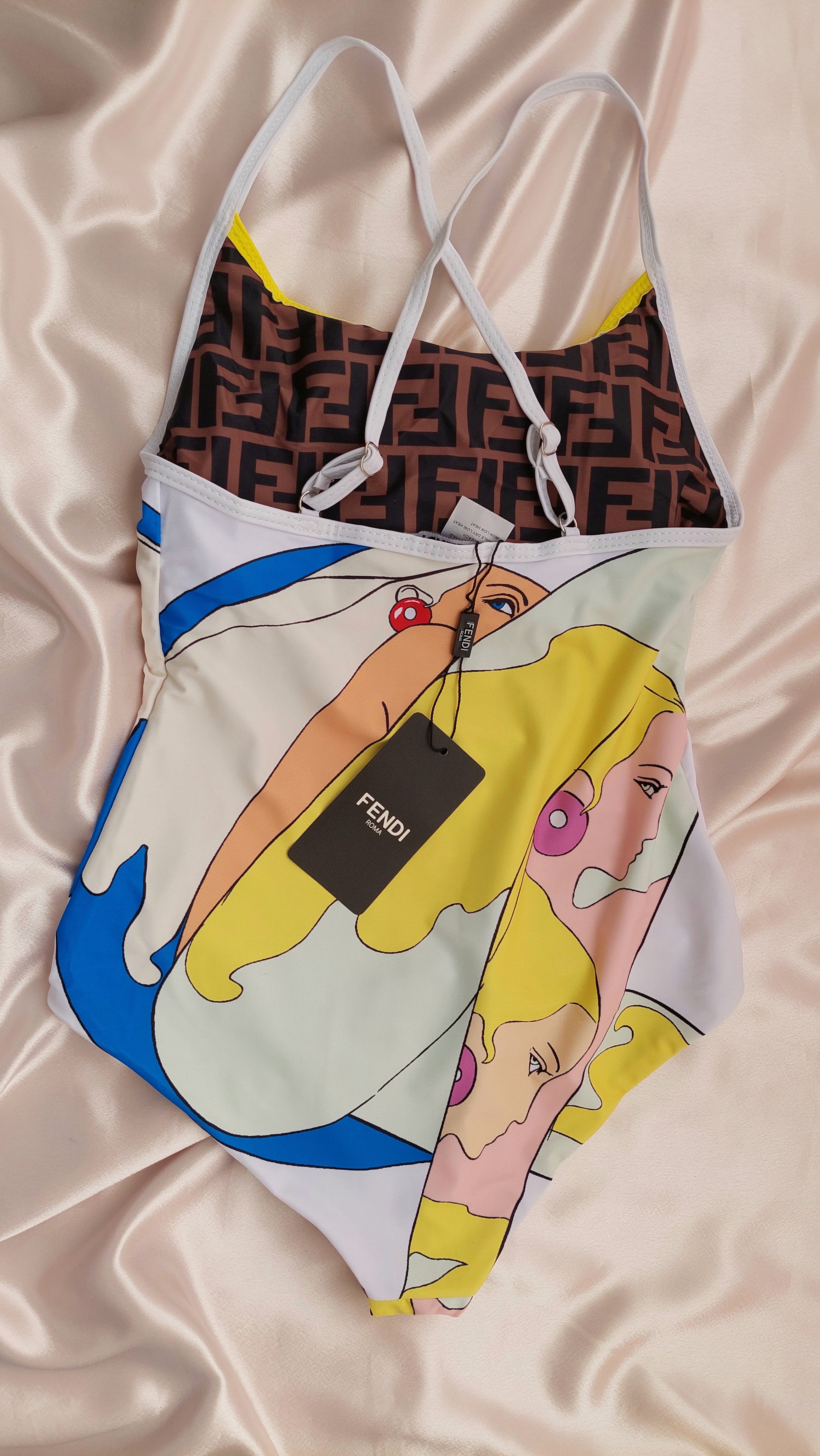 Maillot de bain rembourré "FENDI" (S+M+L)