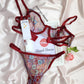 Ensemble brodé transparent 2 Tailles L.85B / XL.90B