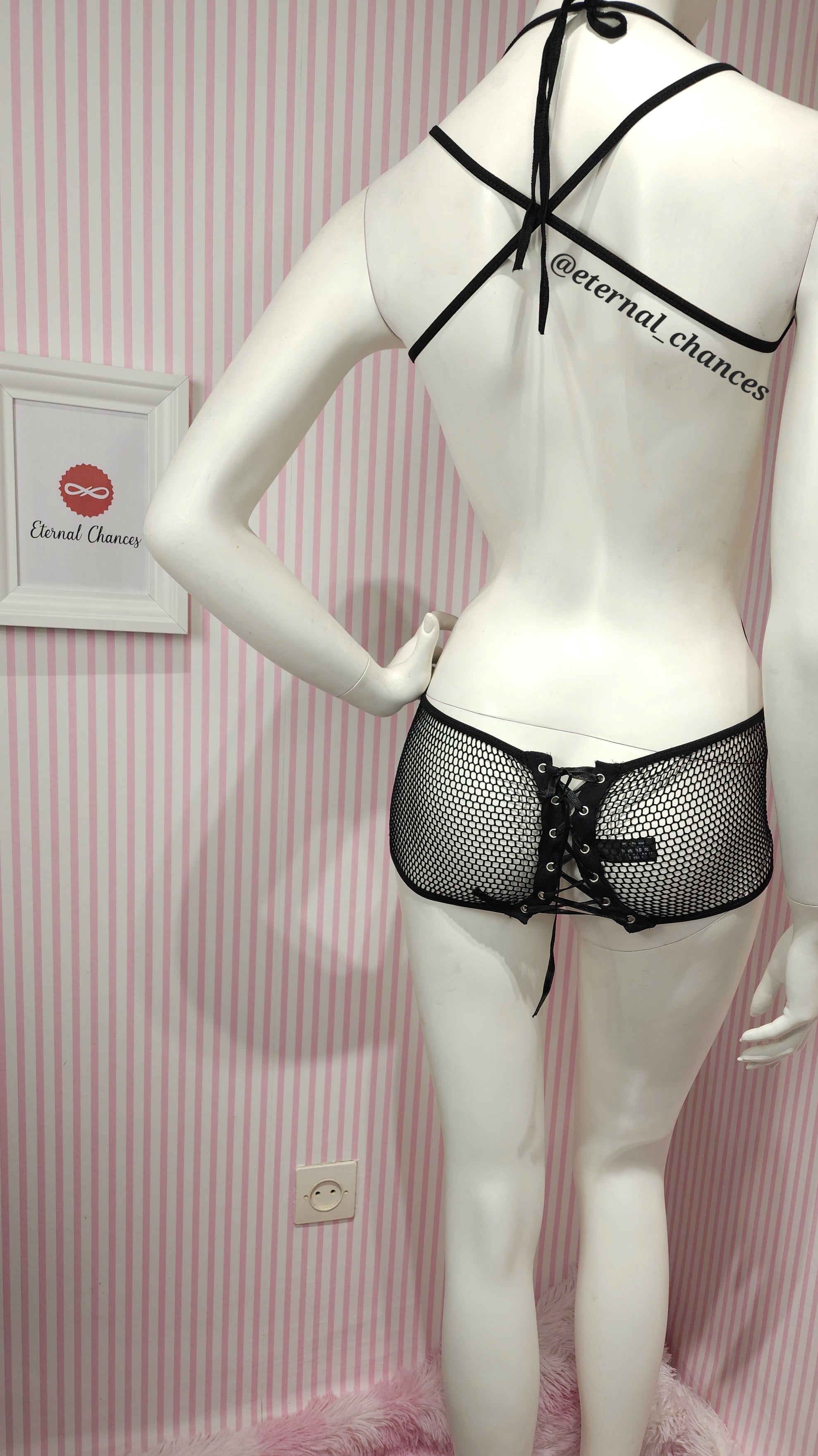 Nuisette résille SM - LXL (élastique)