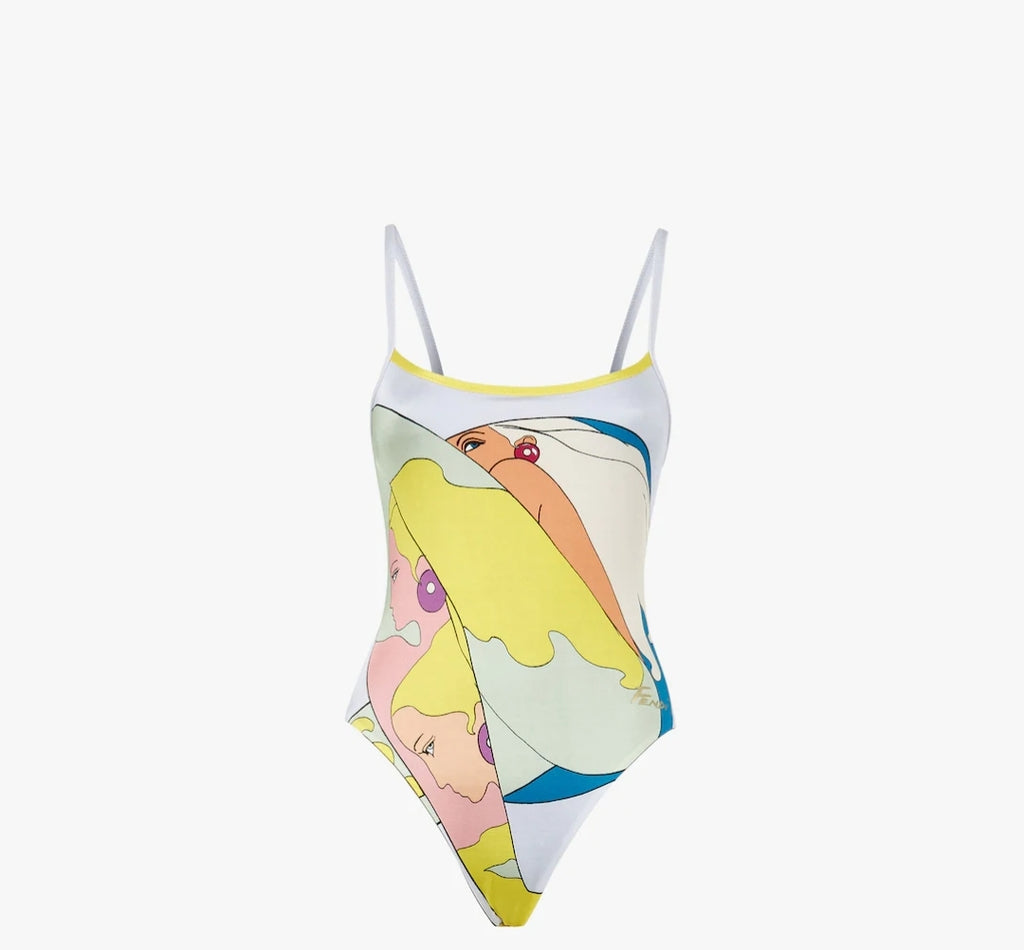 Maillot de bain rembourré "FENDI" (S+M+L)